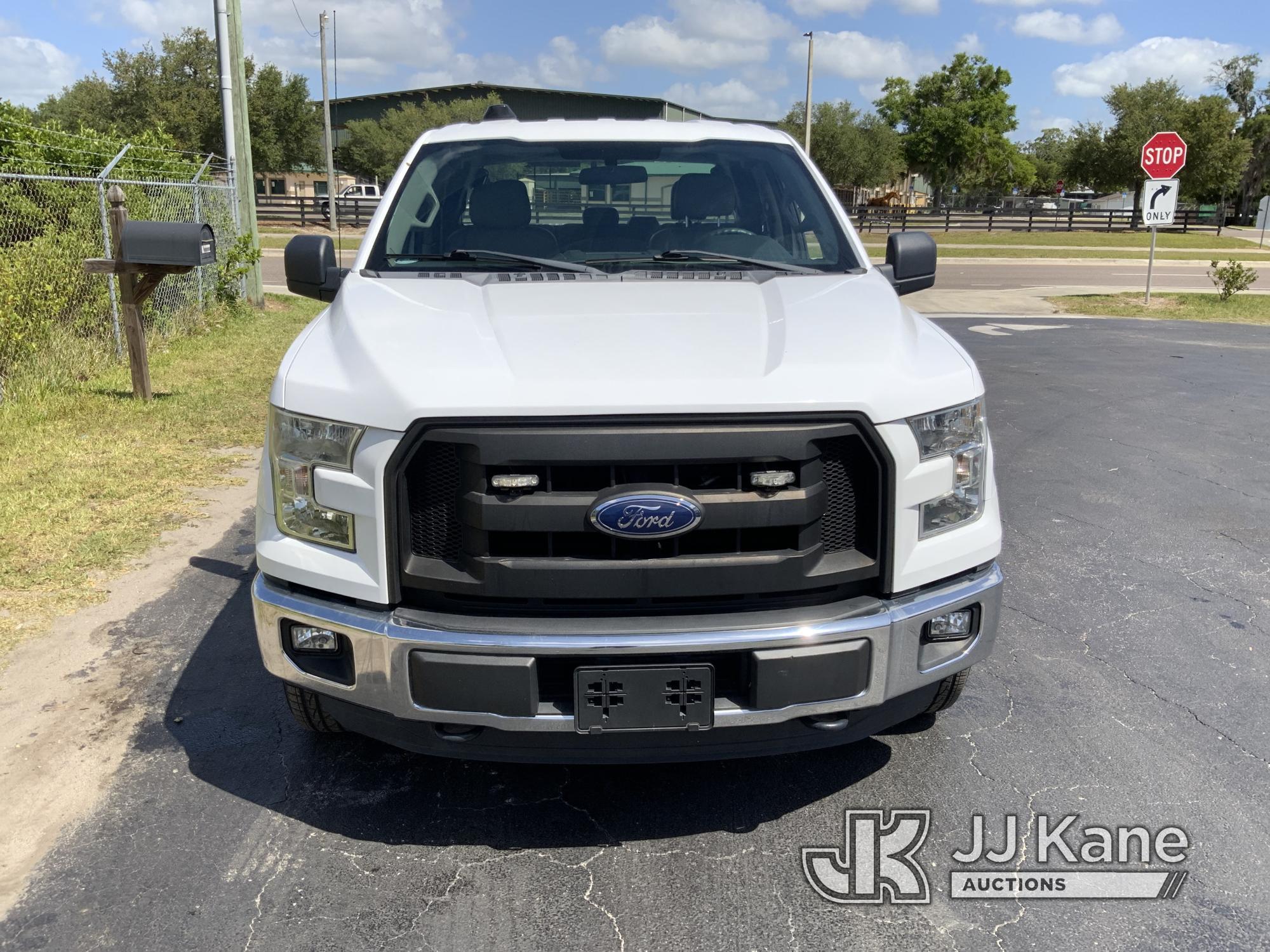 (Ocala, FL) 2016 Ford F150 4x4 Extended-Cab Pickup Truck Duke Unit) (Runs & Moves) (Paint Damage