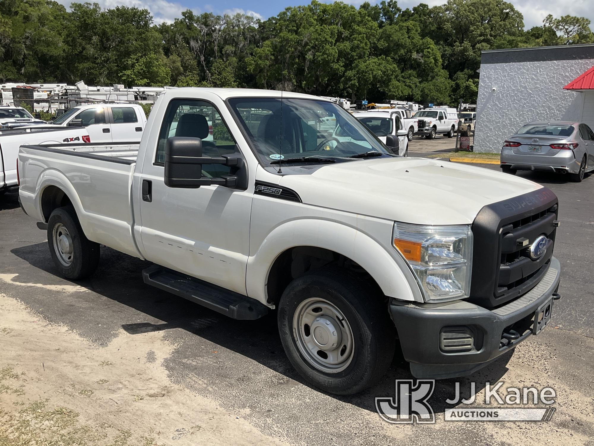 (Ocala, FL) 2012 Ford F250 Pickup Truck Duke Unit) (Runs & Moves) (Body Damage