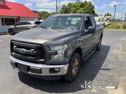 (Ocala, FL) 2015 Ford F150 4x4 Extended-Cab Pickup Truck Duke Unit) (Runs & Moves) (Check Engine Lig