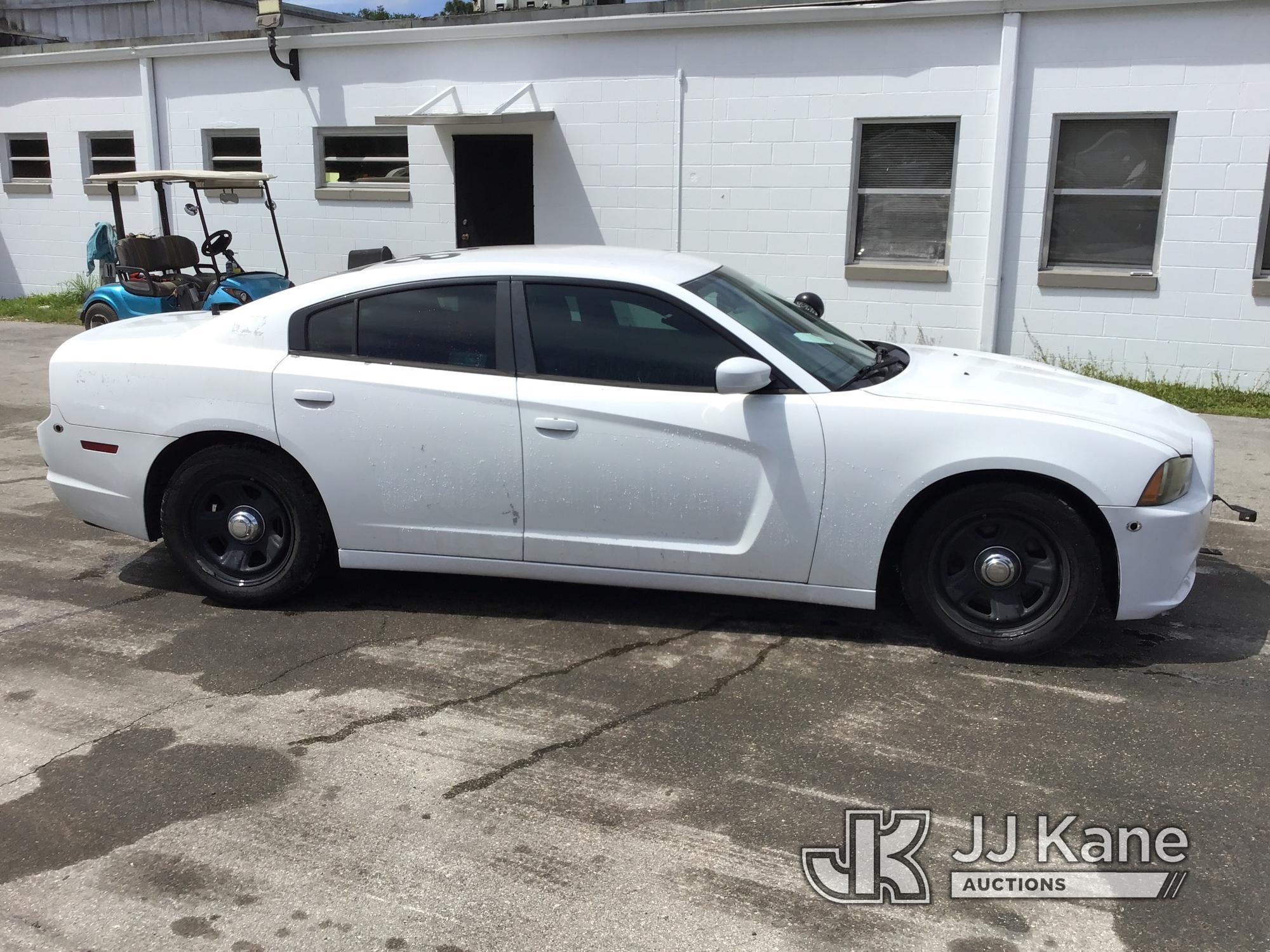 (Ocala, FL) 2012 Dodge Charger Police Package 4-Door Sedan Runs & Moves) (Jump To Start, Minor Body