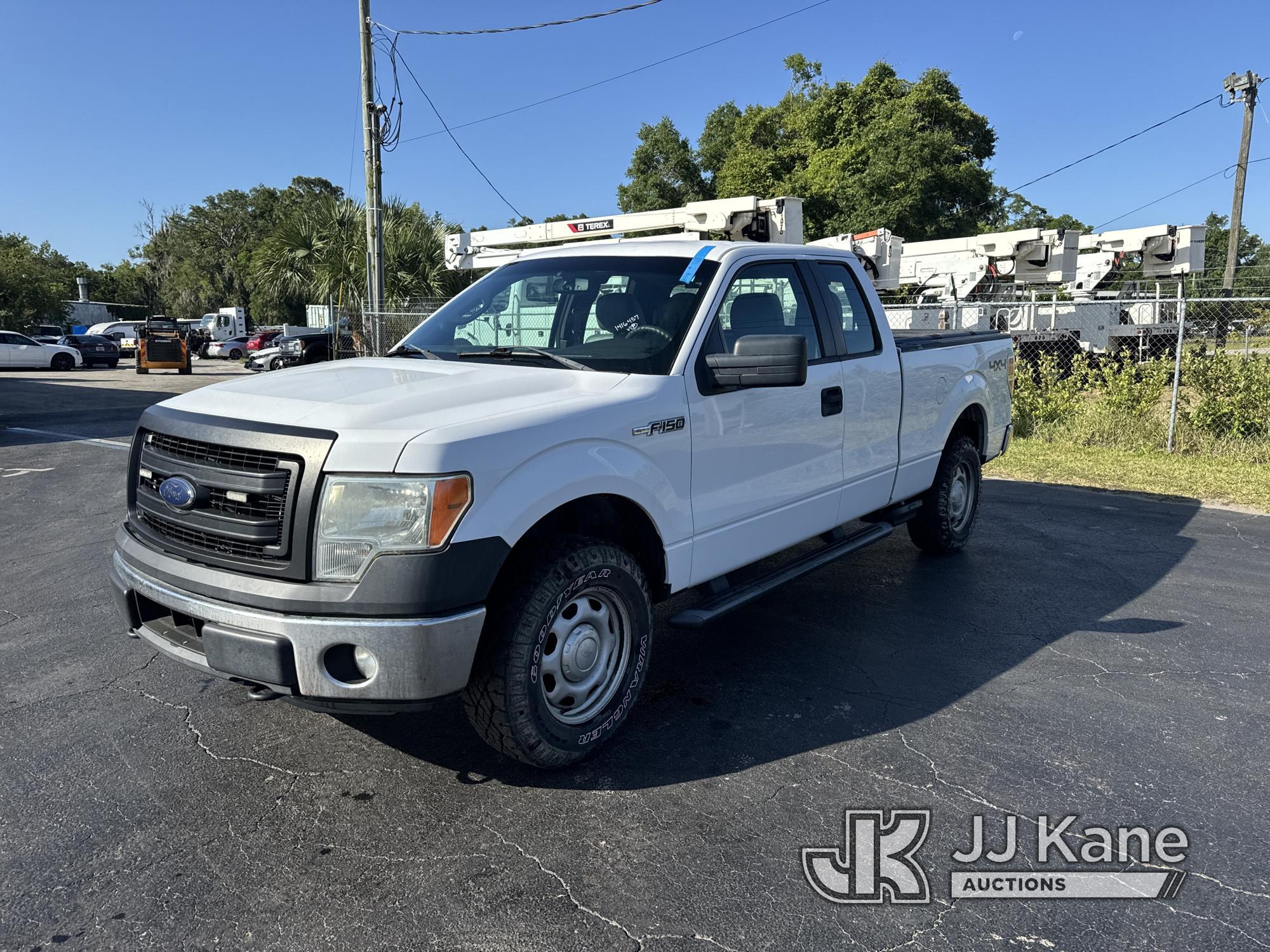 (Ocala, FL) 2014 Ford F150 4x4 Extended-Cab Pickup Truck Duke Unit) (Runs & Moves