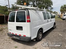 (Tampa, FL) 2007 Chevrolet Express G1500 Cargo Van Runs & Moves) (Jump To Start