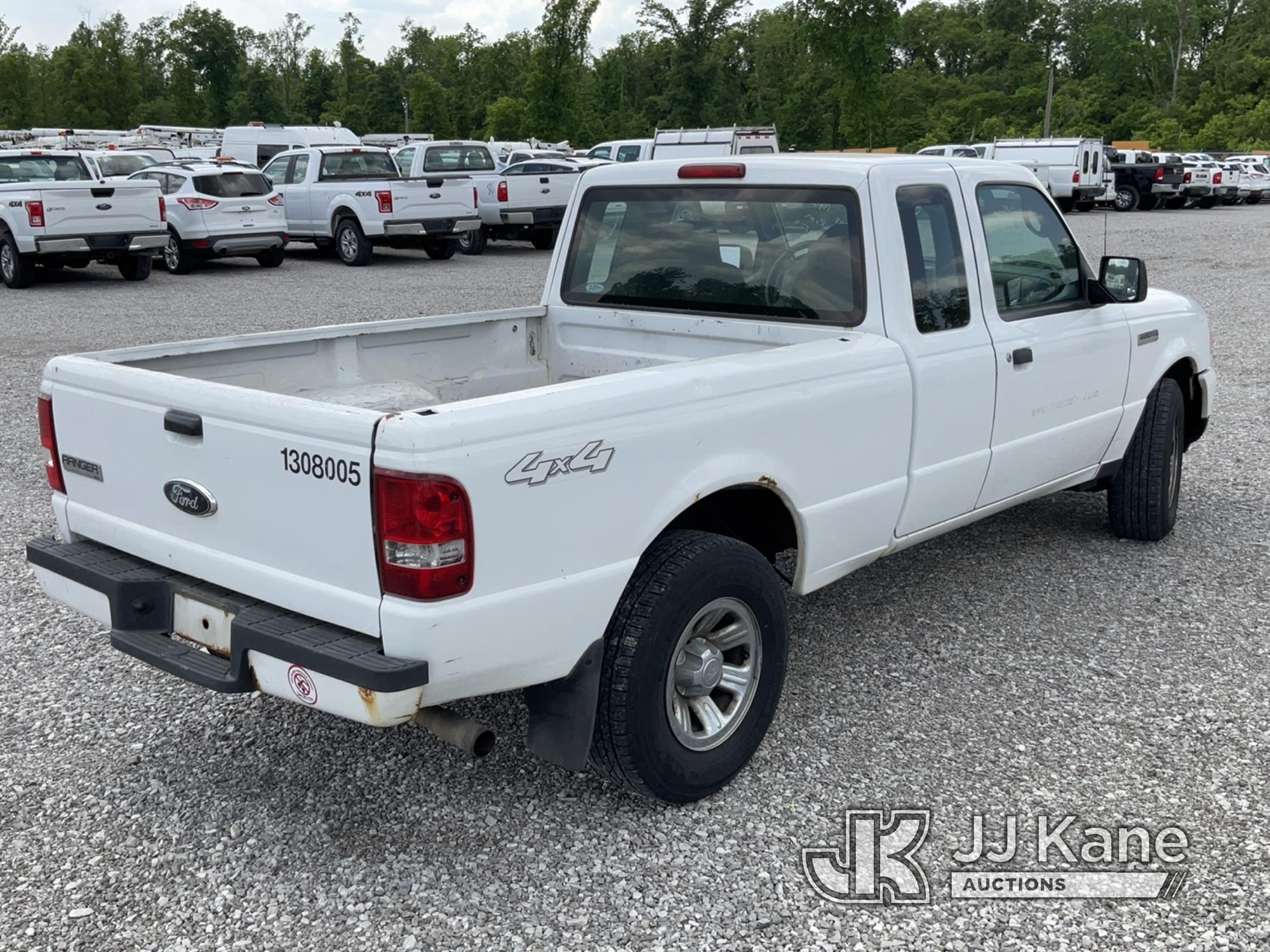 (Verona, KY) 2008 Ford Ranger 4x4 Extended-Cab Pickup Truck Runs & Moves) (Rust Damage, Coolant Leak
