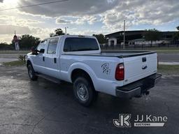 (Ocala, FL) 2016 Ford F250 4x4 Crew-Cab Pickup Truck Duke Unit) (Runs & Moves) (Body Danage