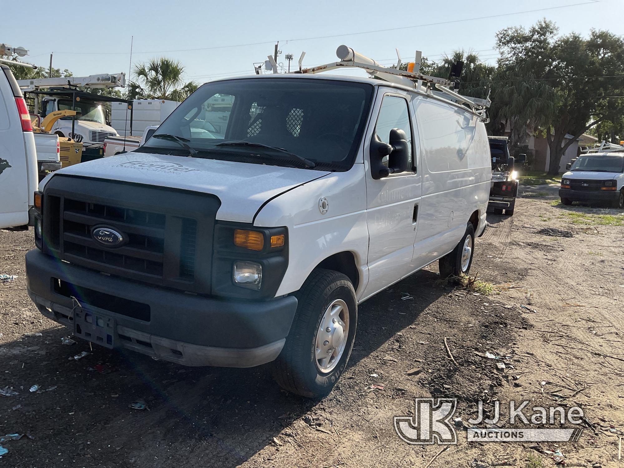 (Tampa, FL) 2010 Ford E250 Cargo Van Runs & Does Not Move) (Jump To Start, Will Not Shift From Park