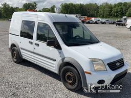 (Verona, KY) 2013 Ford Transit Connect Cargo Van Runs & Moves) (No Exhaust, Rust & Body Damage