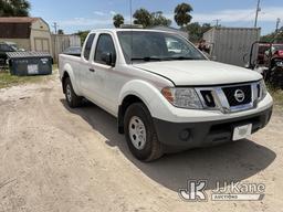 (Tampa, FL) 2017 Nissan Frontier Extended-Cab Pickup Truck Runs & Moves) (Runs Rough, Has A Bad Engi