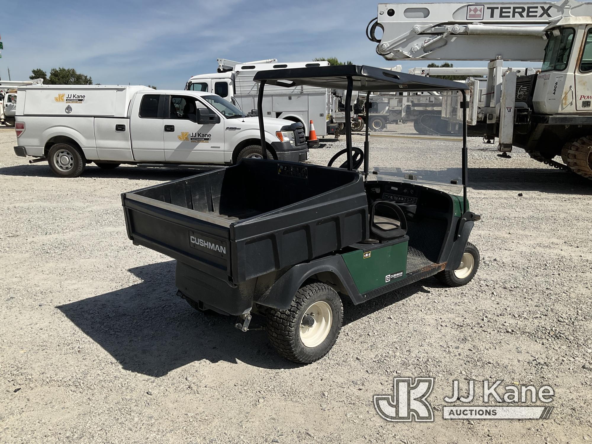 (Villa Rica, GA) Cushman Haulster Yard Cart, (GA Power Unit) Runs) (Moves Intermittently, No Hour Me