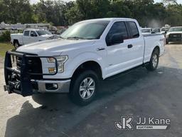 (Ocala, FL) 2015 Ford F150 4x4 Extended-Cab Pickup Truck Duke Unit) (Runs & Moves) (Jump To Start, C