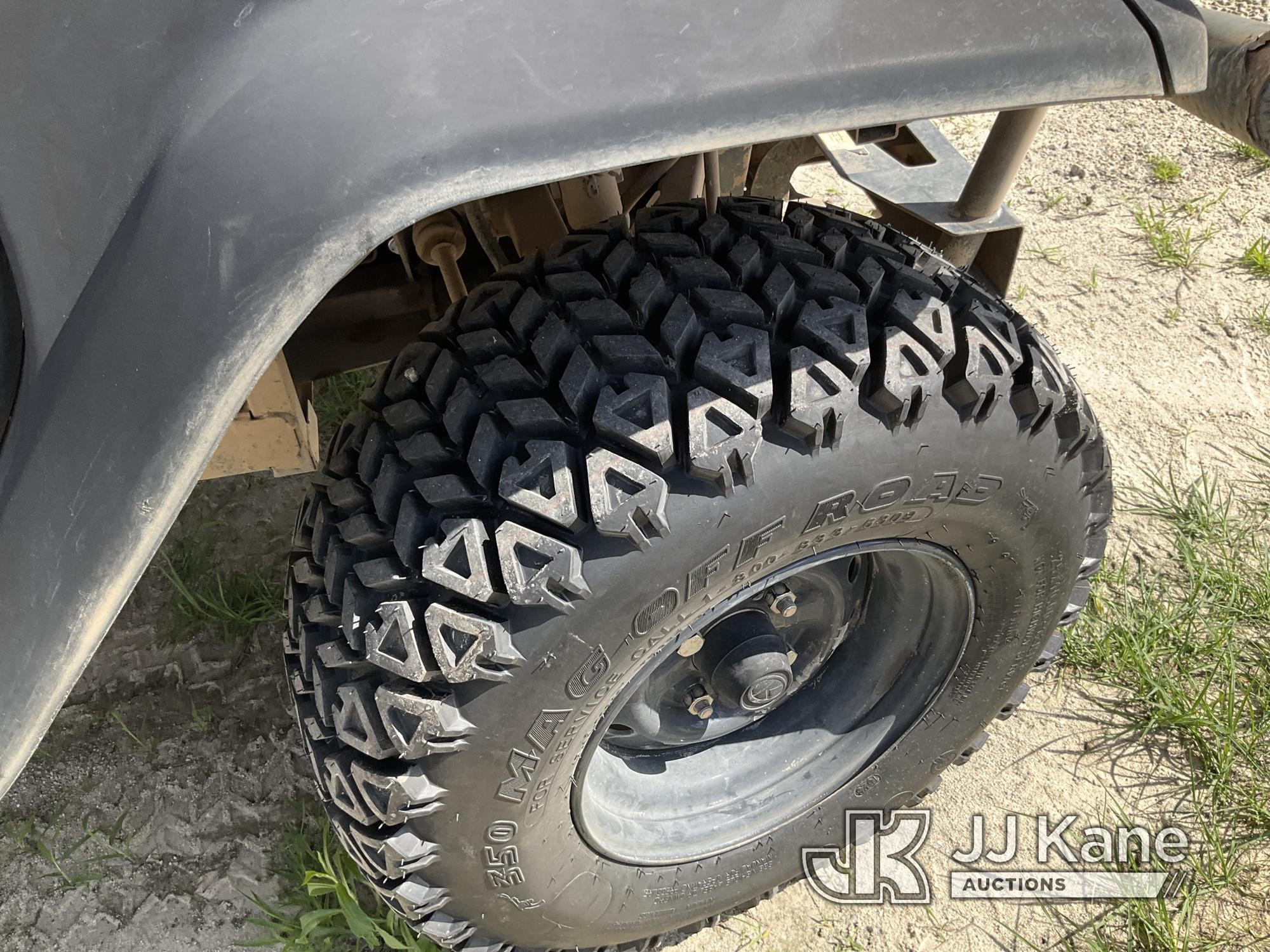 (Waynesboro, GA) 2016 Kubota RTV-X1100C 4x4 Yard Cart, (GA Power Unit) Runs, Moves & Dump Operates