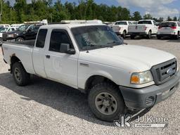 (Verona, KY) 2009 Ford Ranger 4x4 Extended-Cab Pickup Truck Runs & Moves) (Rust Damage, Cracked Wind