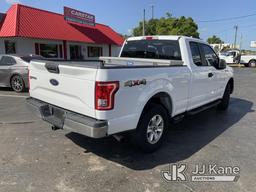 (Ocala, FL) 2016 Ford F150 4x4 Extended-Cab Pickup Truck Duke Unit) (Runs & Moves) (Check Engine Lig