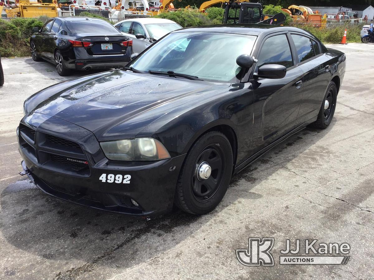 (Ocala, FL) 2012 Dodge Charger Police Package 4-Door Sedan Runs & Moves) (Jump To Start, Minor Body