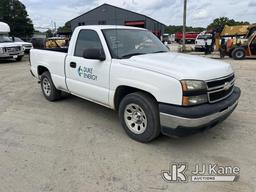 (Charlotte, NC) 2007 Chevrolet Silverado 1500 Pickup Truck Duke Unit) (Runs & Moves) (Body/Paint Dam