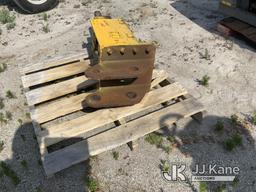 (Bowling Green, FL) Hydraulic Jack Hammer for Skid loader (Runs & Works) NOTE: This unit is being so