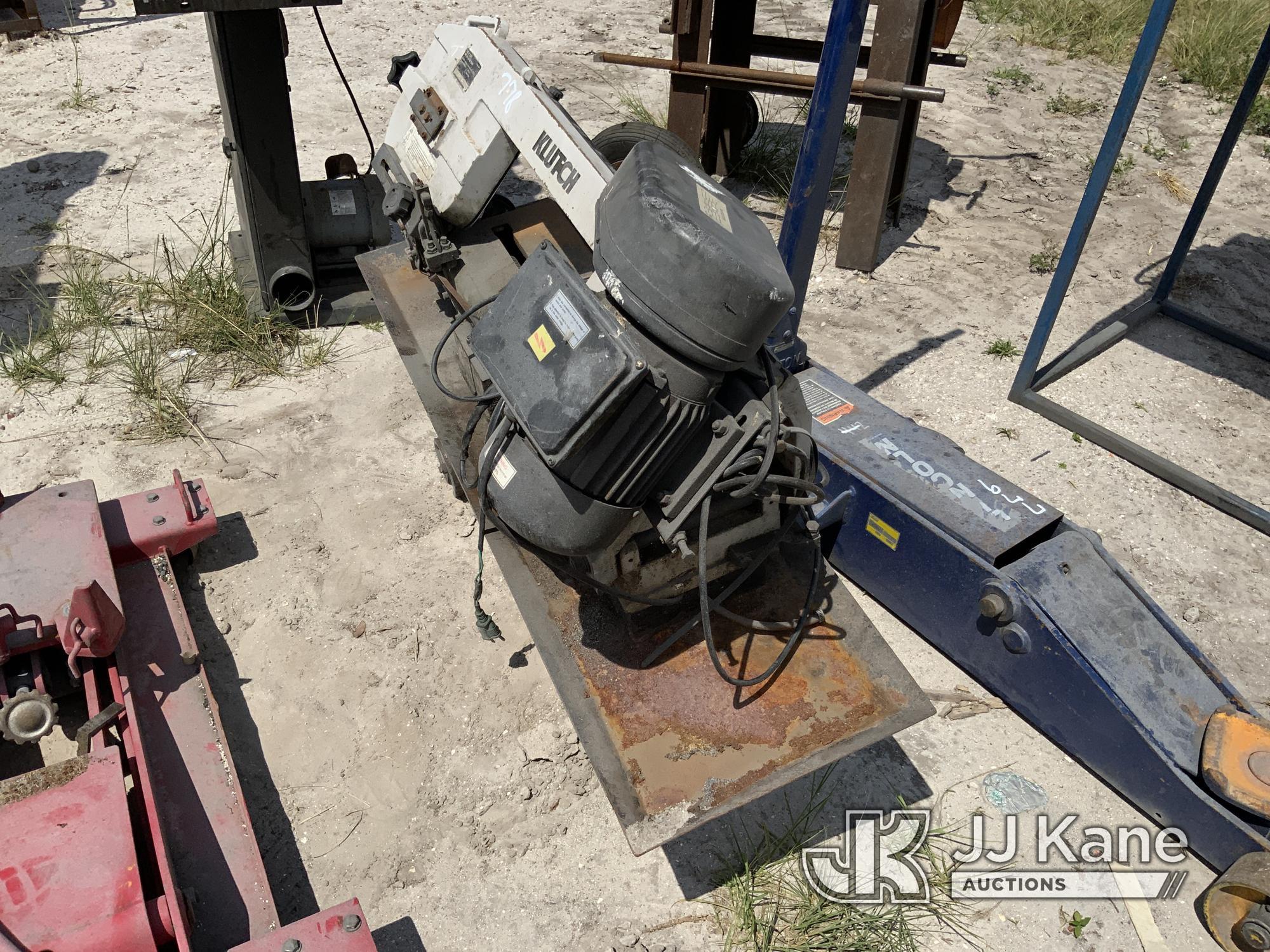 (Westlake, FL) Klutch 7 inch x 12 inch Metal Bandsaw (Condition Unknown) NOTE: This unit is being so