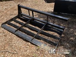 (Deland, FL) 80 inch skid steer land plane attachment (New Condition) NOTE: This unit is being sold