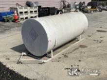 (Bowling Green, FL) Empty 500 Gallon Fuel Tank (Holds Fuel) NOTE: This unit is being sold AS IS/WHER