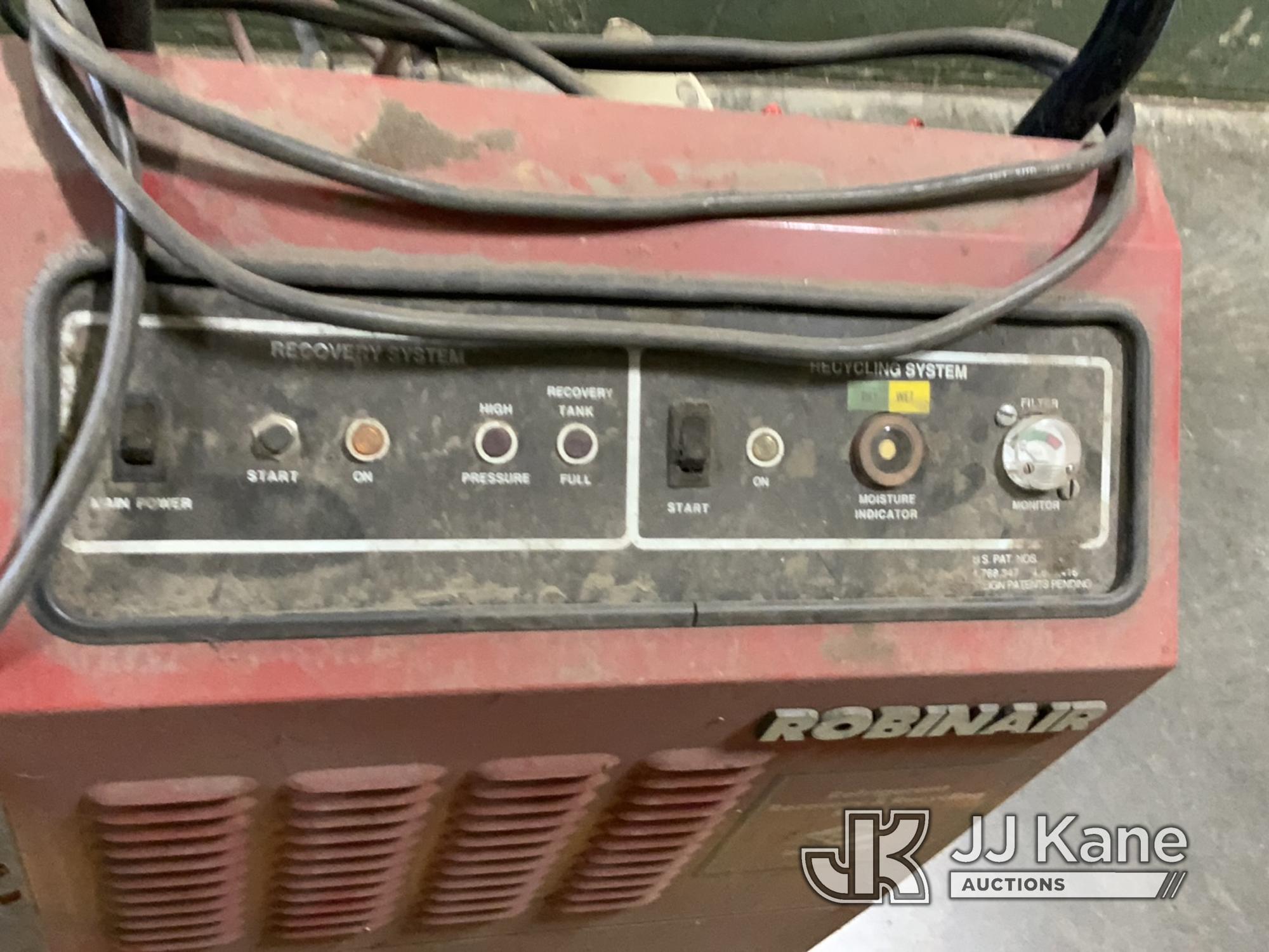 (Owensboro, KY) Robinair Refrigeration Recovery Recycle System w/ 2 Spare Tanks Not Running, Conditi