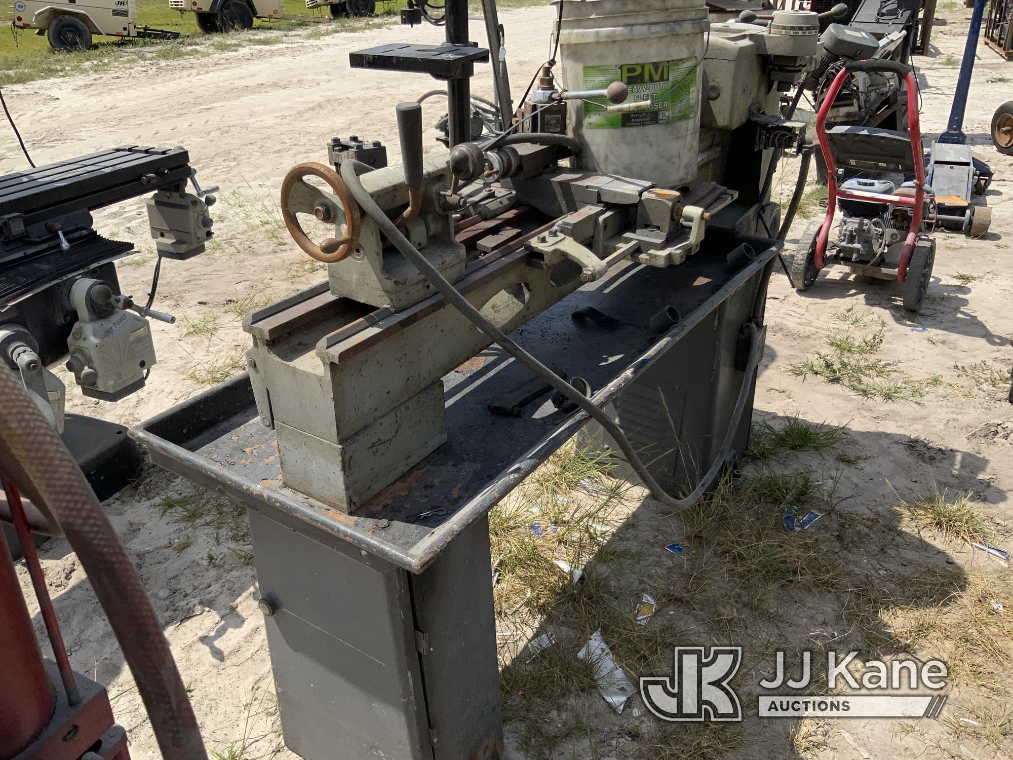 (Westlake, FL) Clausing Lathe (Condition Unknown) NOTE: This unit is being sold AS IS/WHERE IS via T