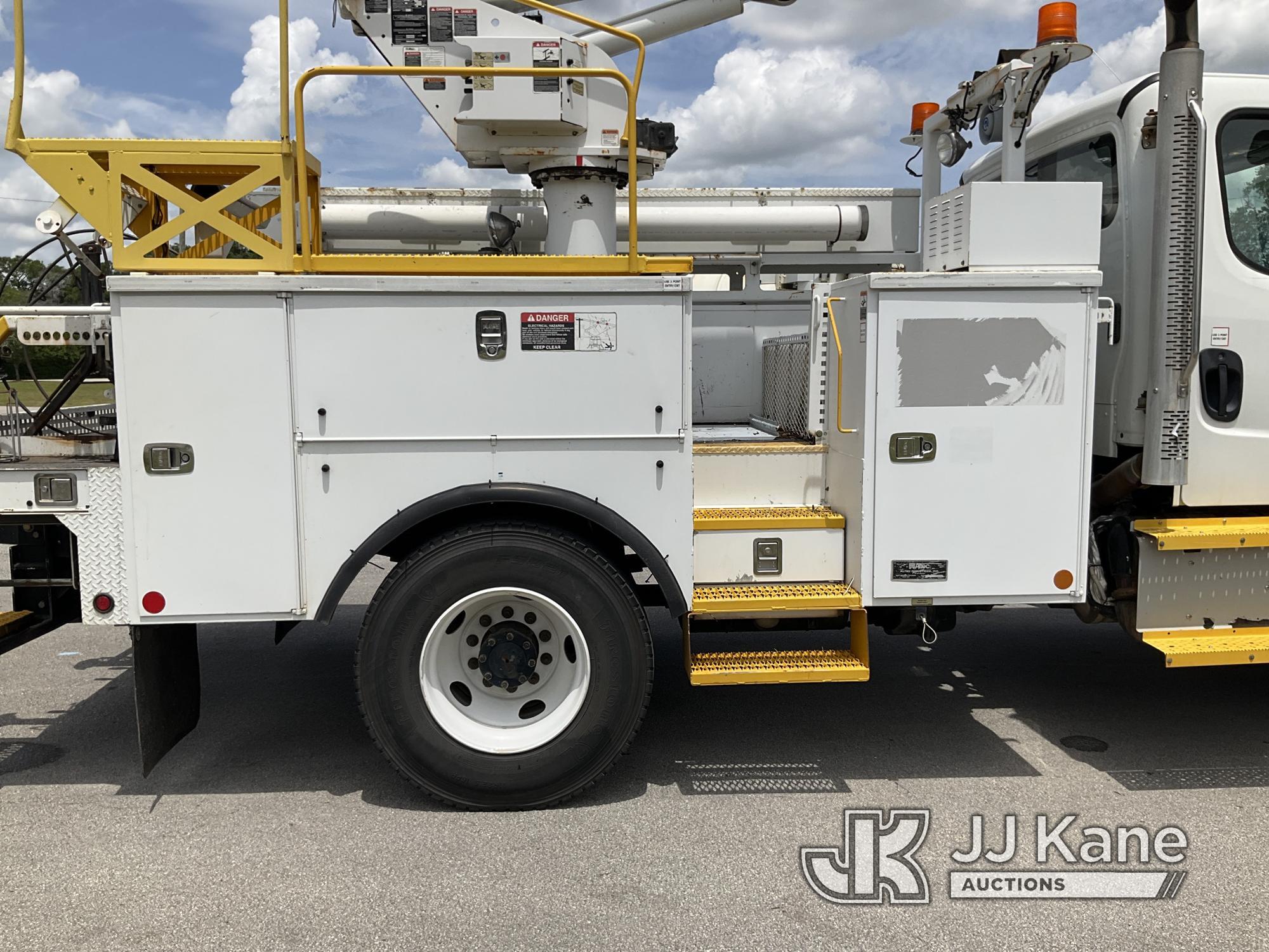 (Ocala, FL) Altec L42A, Over-Center Bucket Truck center mounted on 2014 Freightliner M2 106 Utility