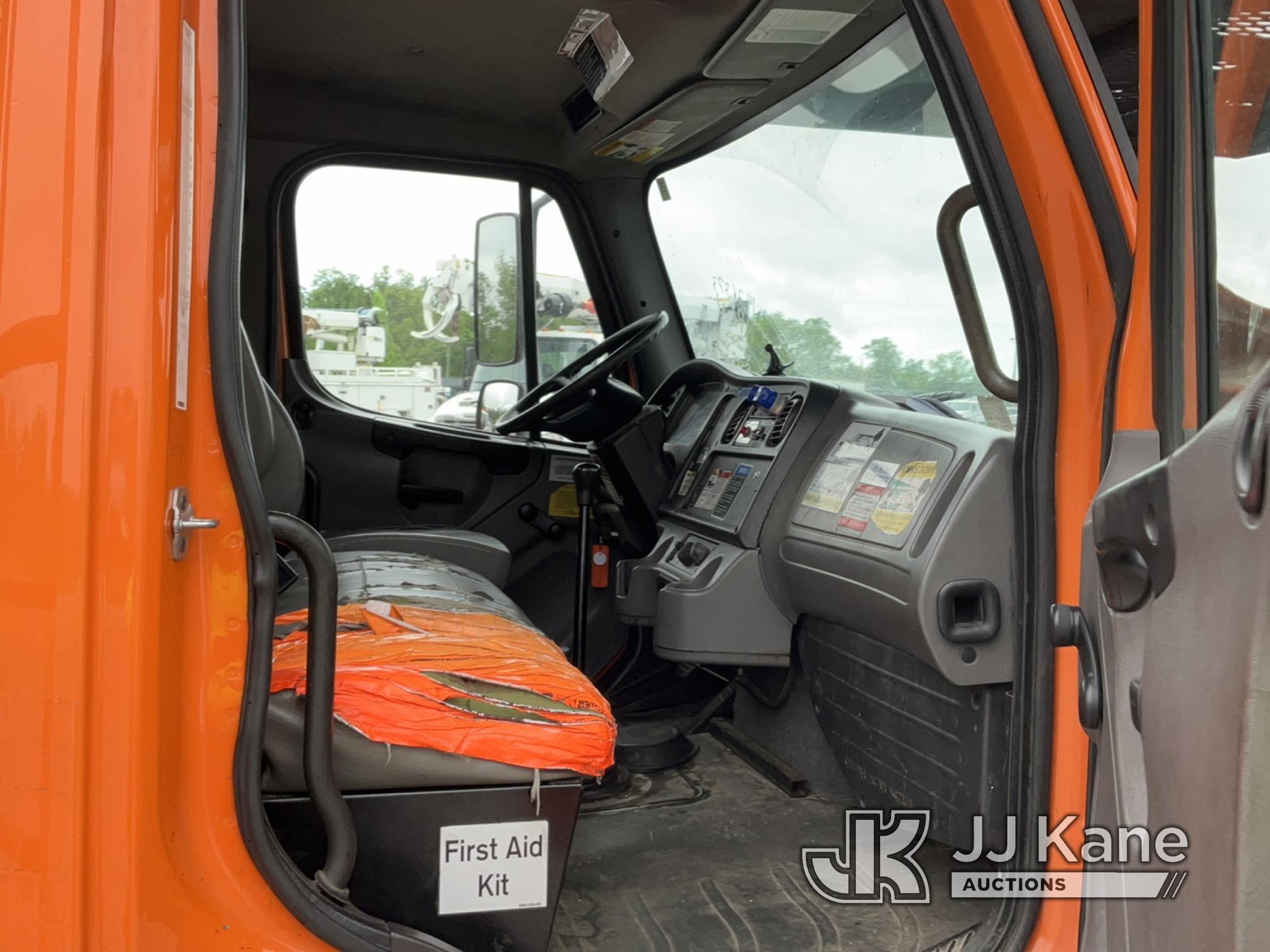 (Verona, KY) Altec LRV56, Over-Center Bucket Truck mounted behind cab on 2011 Freightliner M2106 Chi