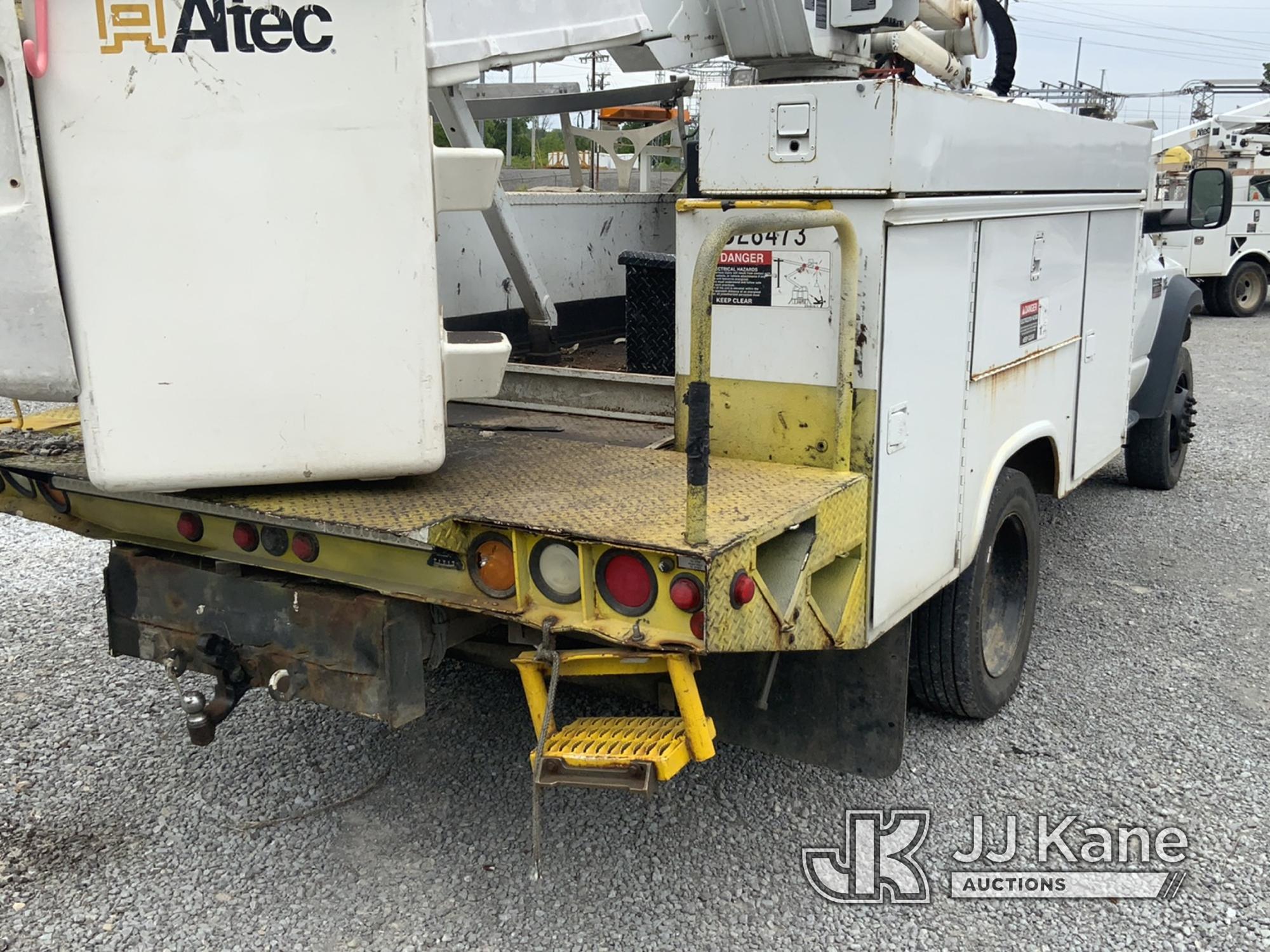 (New Tazewell, TN) Altec AT37G, Articulating & Telescopic Bucket Truck mounted behind cab on 2010 Do