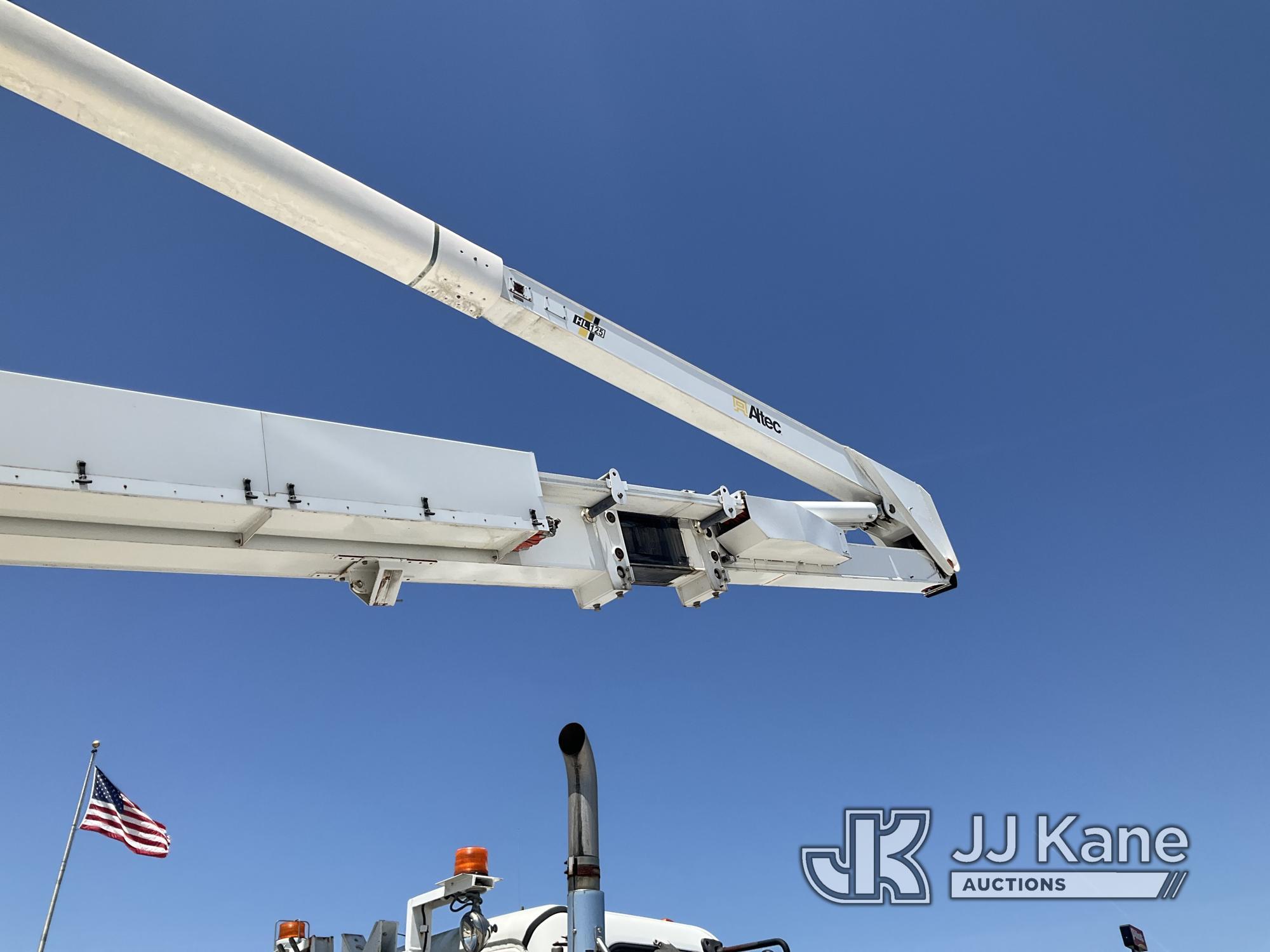 (Villa Rica, GA) Altec HL125, Articulating & Telescopic Material Handling Bucket Truck rear mounted