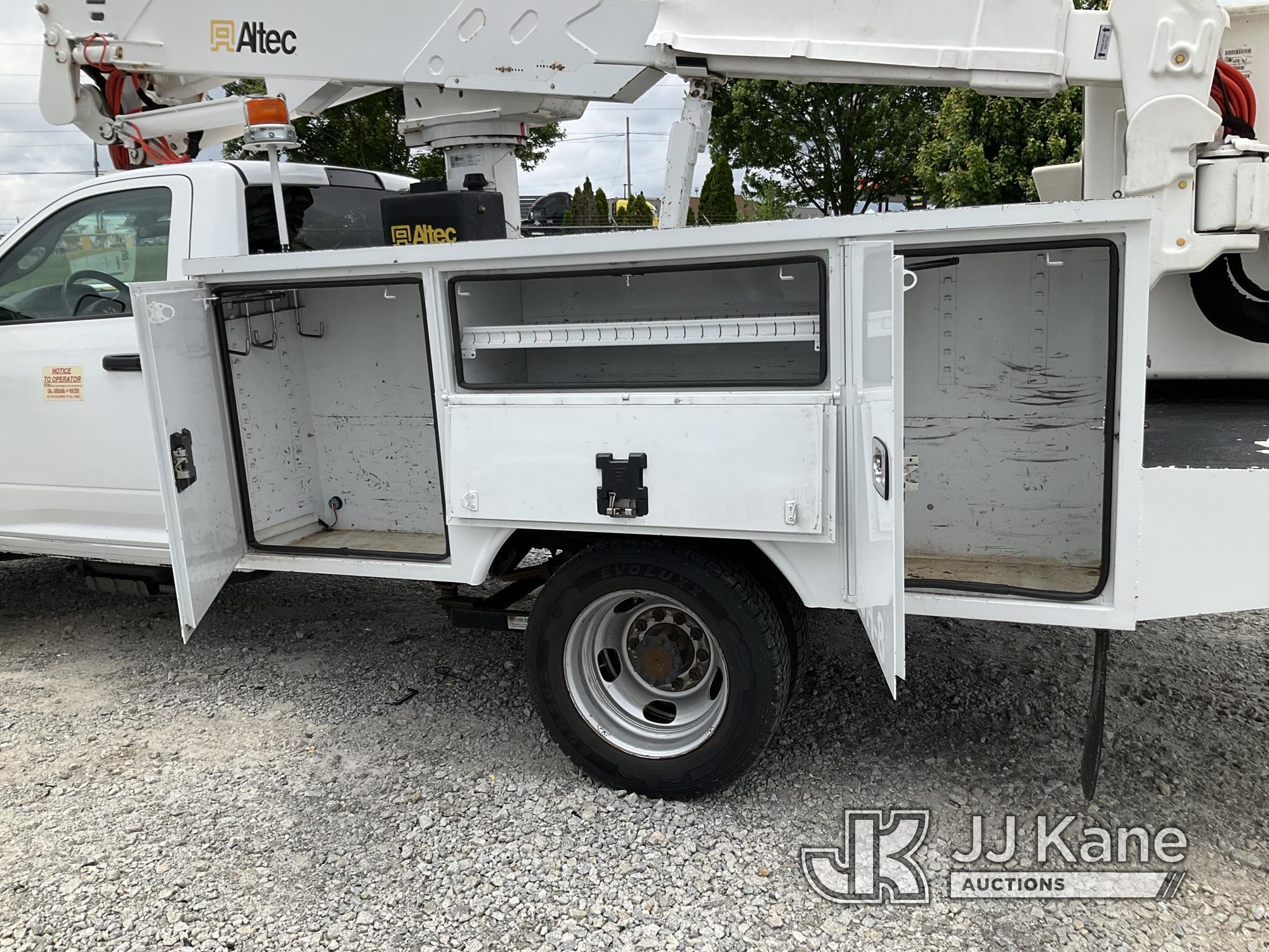 (Villa Rica, GA) Altec AT37G, Articulating & Telescopic Bucket Truck mounted behind cab on 2016 RAM