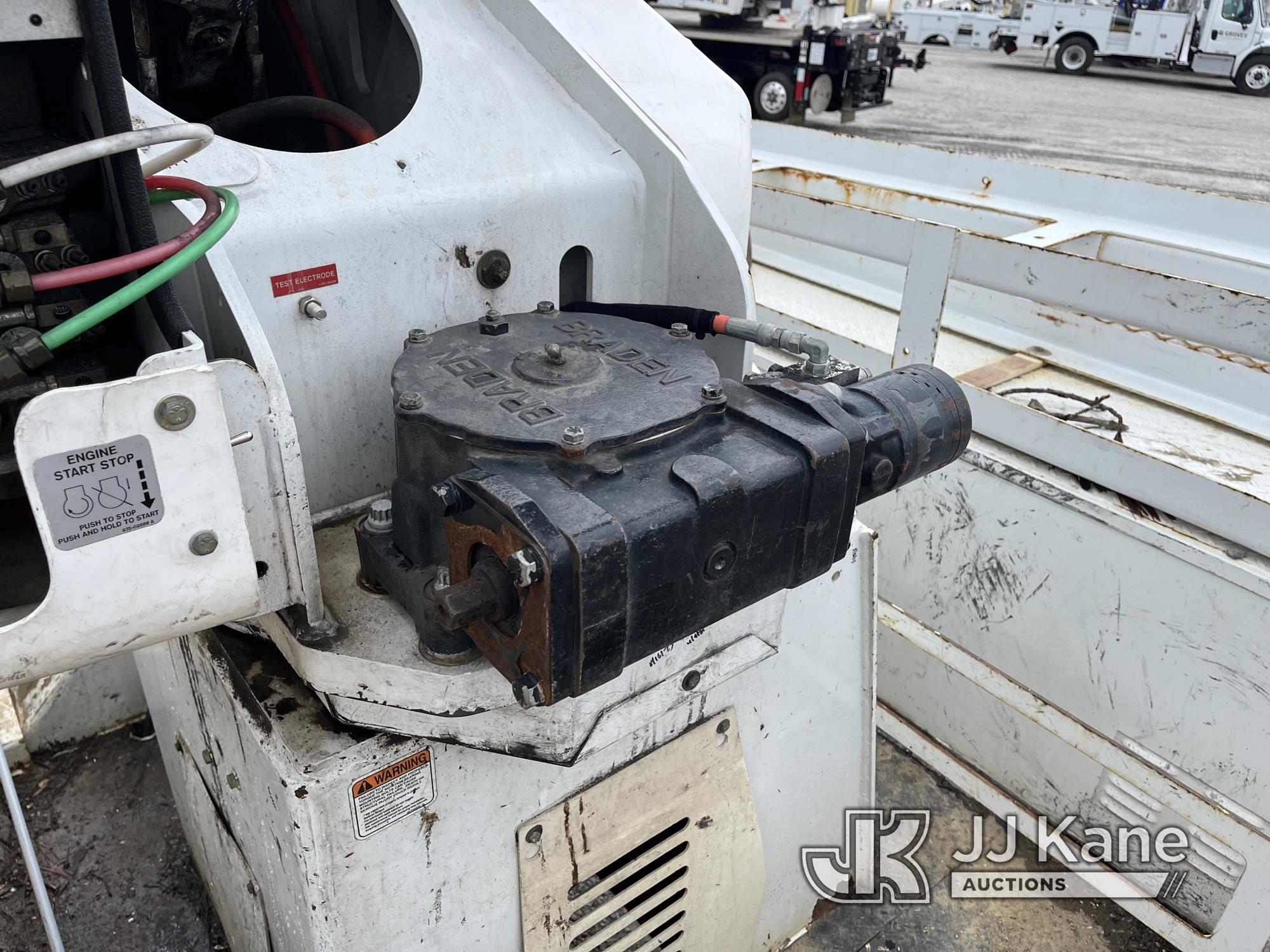 (Chester, VA) Altec AM55, Over-Center Material Handling Bucket Truck rear mounted on 2013 Internatio