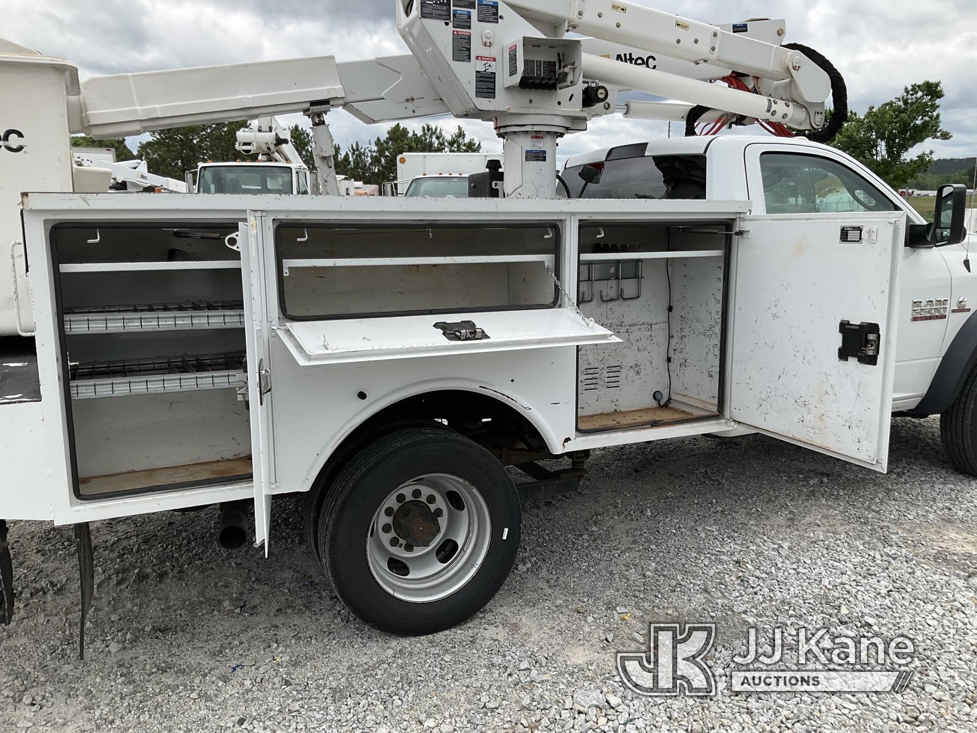 (Villa Rica, GA) Altec AT37G, Articulating & Telescopic Bucket Truck mounted behind cab on 2016 RAM
