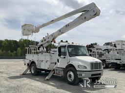 (China Grove, NC) Altec AA55, Material Handling Bucket Truck rear mounted on 2017 Freightliner M2 10