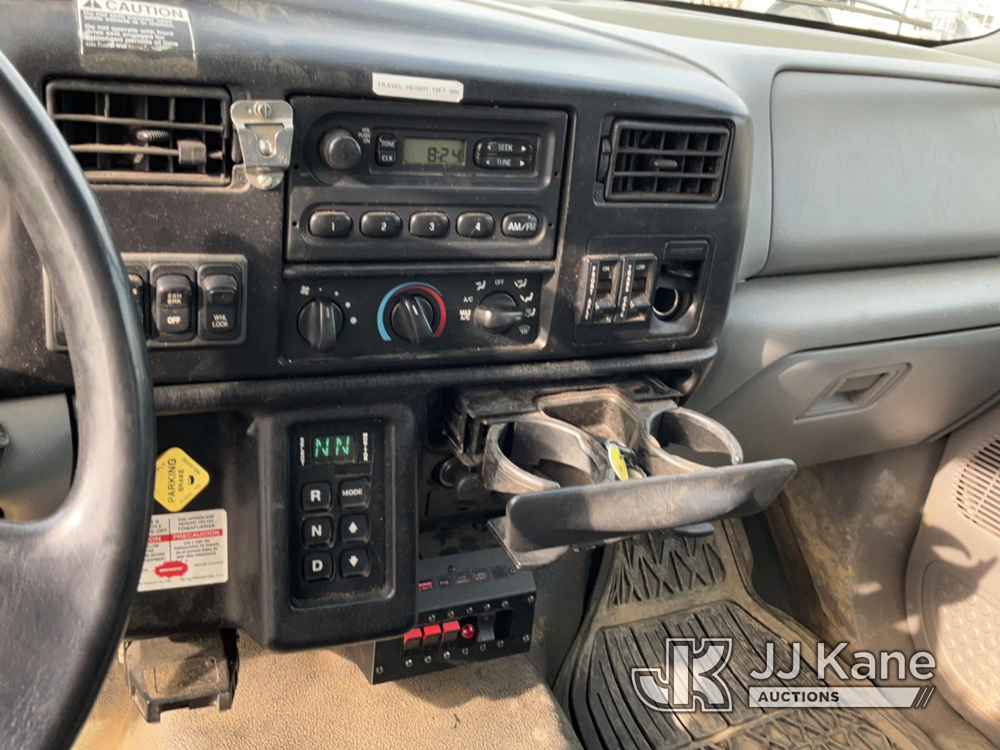 (Verona, KY) Telelect Commander C4045, Digger Derrick rear mounted on 2007 Ford F750 4x4 Flatbed/Uti