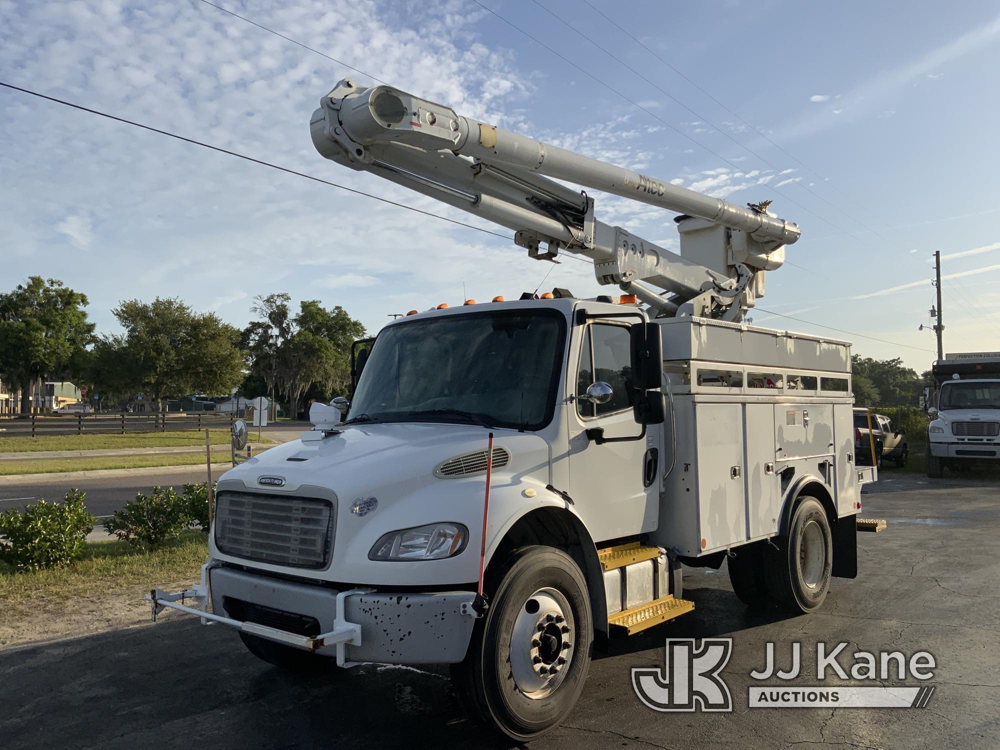 (Ocala, FL) Altec L42A, Over-Center Bucket Truck center mounted on 2014 Freightliner M2 106 Utility