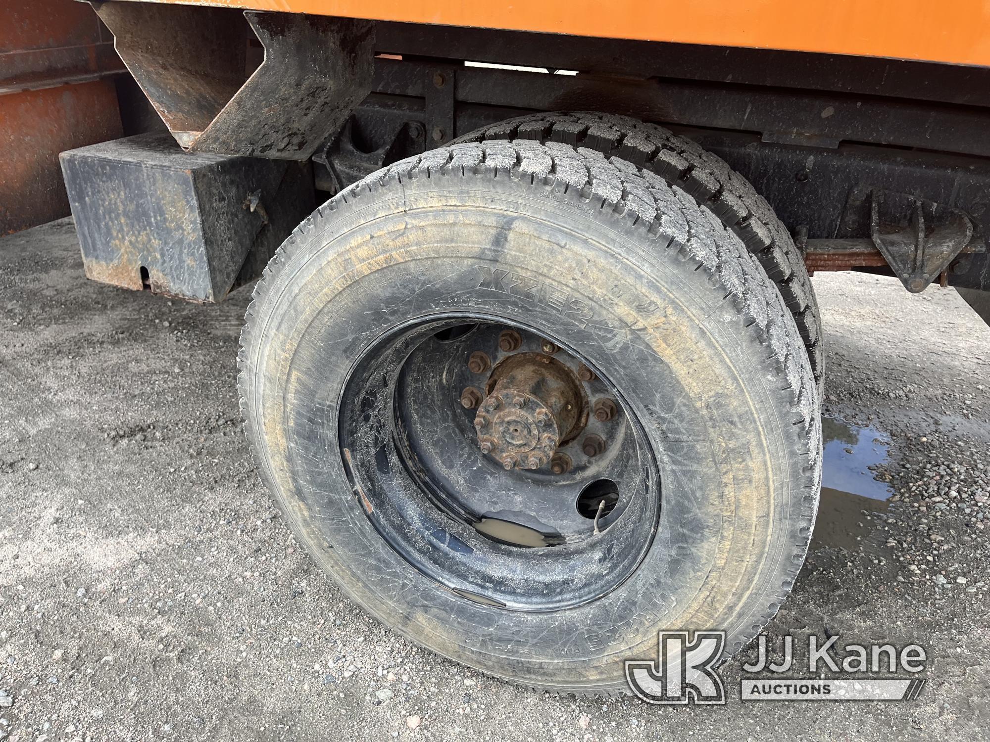 (Chester, VA) Altec LR756, Over-Center Bucket Truck mounted behind cab on 2015 Ford F750 Chipper Dum