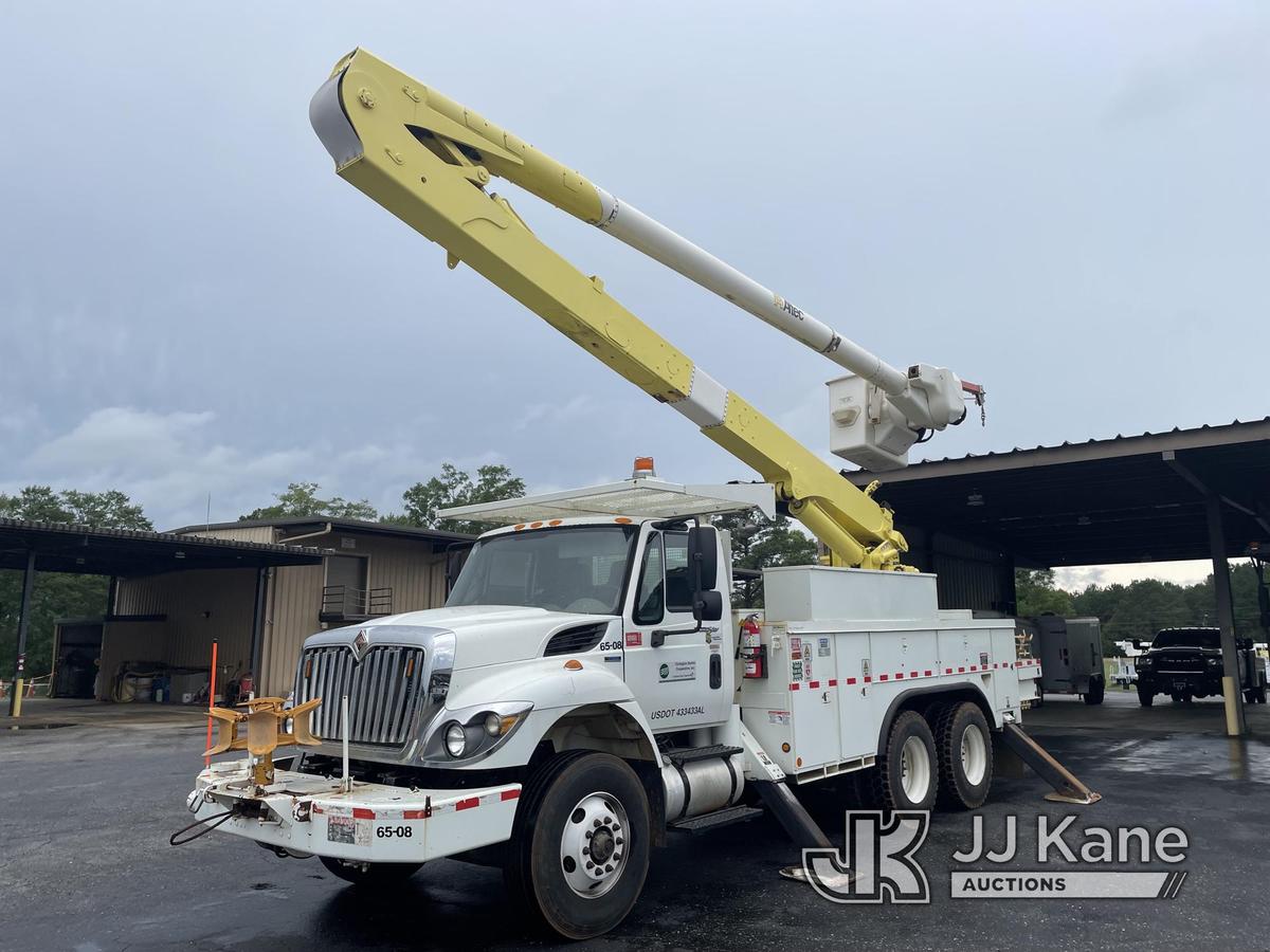 (Andalusia, AL) Altec AA60E, Material Handling Bucket rear mounted on 2009 International 7400 Utilit