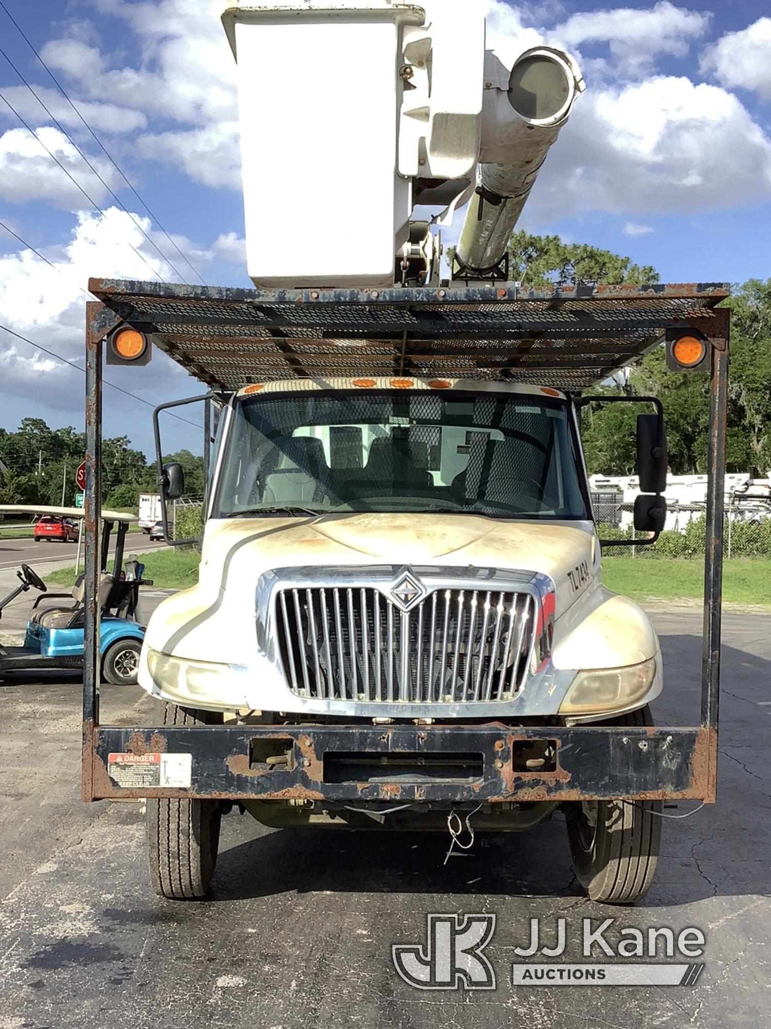 (Ocala, FL) Altec LRV56, Over-Center Bucket Truck mounted behind cab on 2007 International 4300 Chip