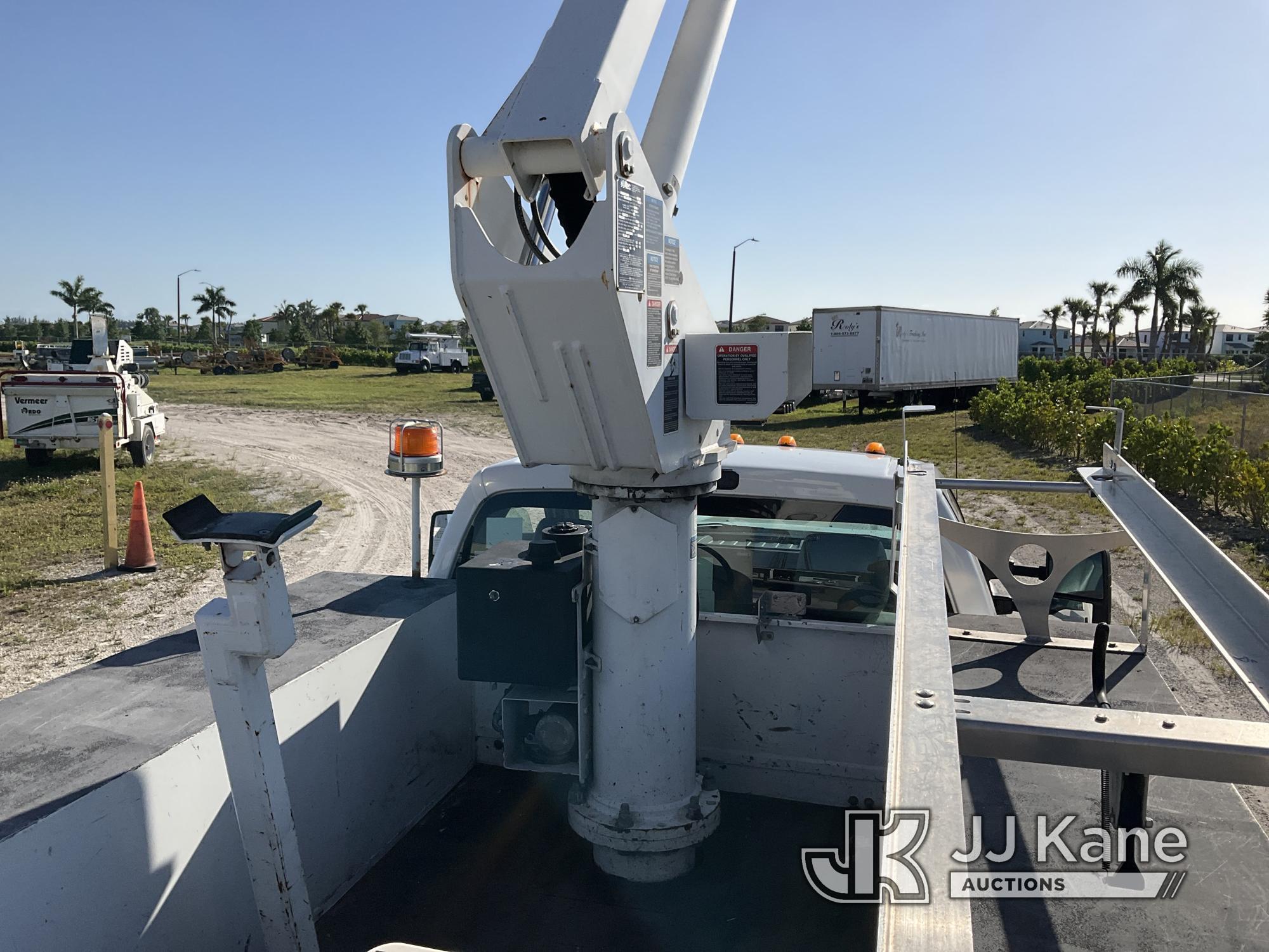 (Westlake, FL) Altec AT37G, Articulating & Telescopic Bucket Truck mounted behind cab on 2016 Ford F