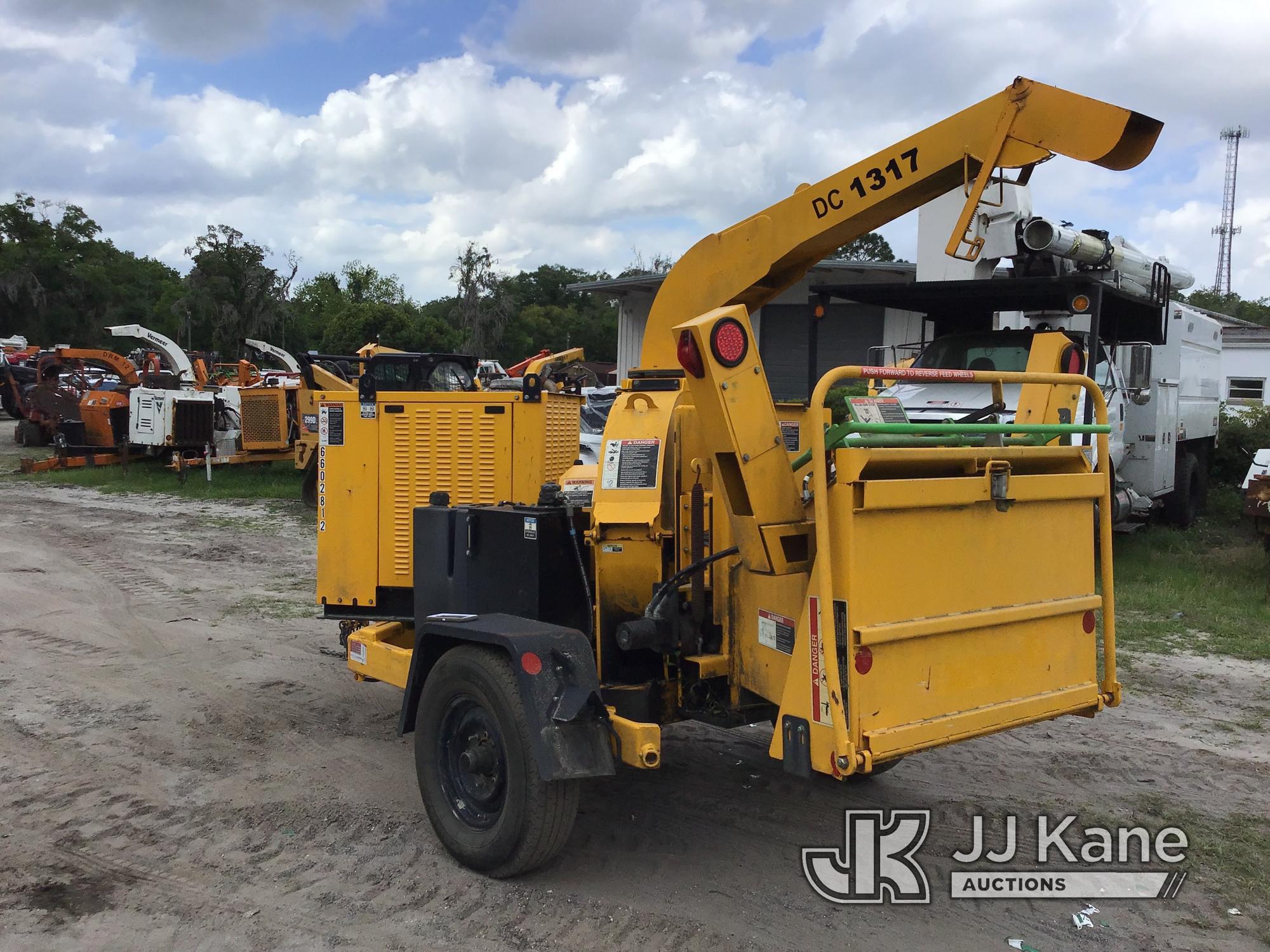 (Ocala, FL) 2017 Altec DC1317 Chipper (13in Disc) Not Running, Condition Unknown, Cranks, Missing Ba
