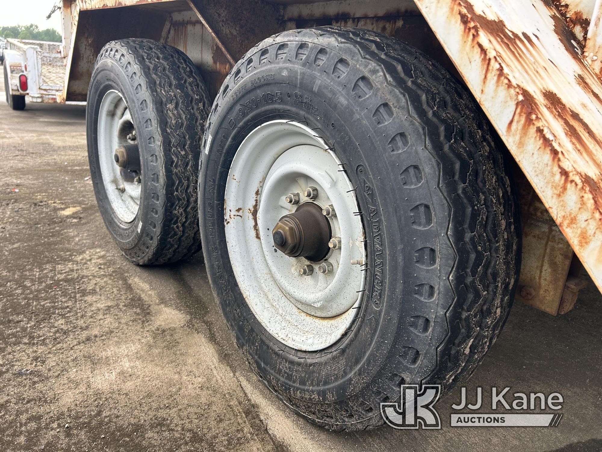 (Conway, AR) 1992 Arkansas Trailer T/A Reel/Material Trailer 7-Way Round RV Trailer Plug, Pins Missi