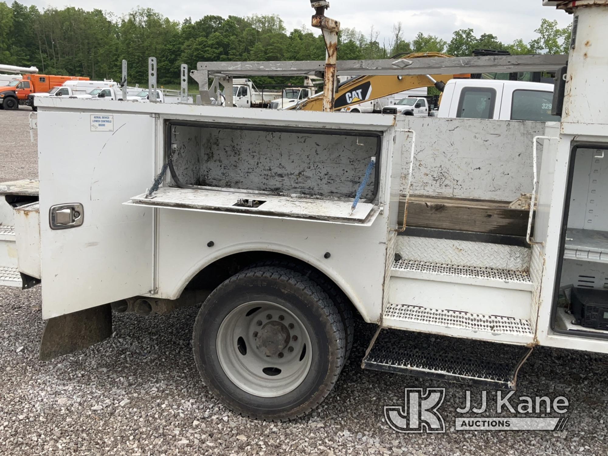 (Verona, KY) Altec AT235P, Telescopic Non-Insulated Cable Placing Bucket Truck mounted behind cab on