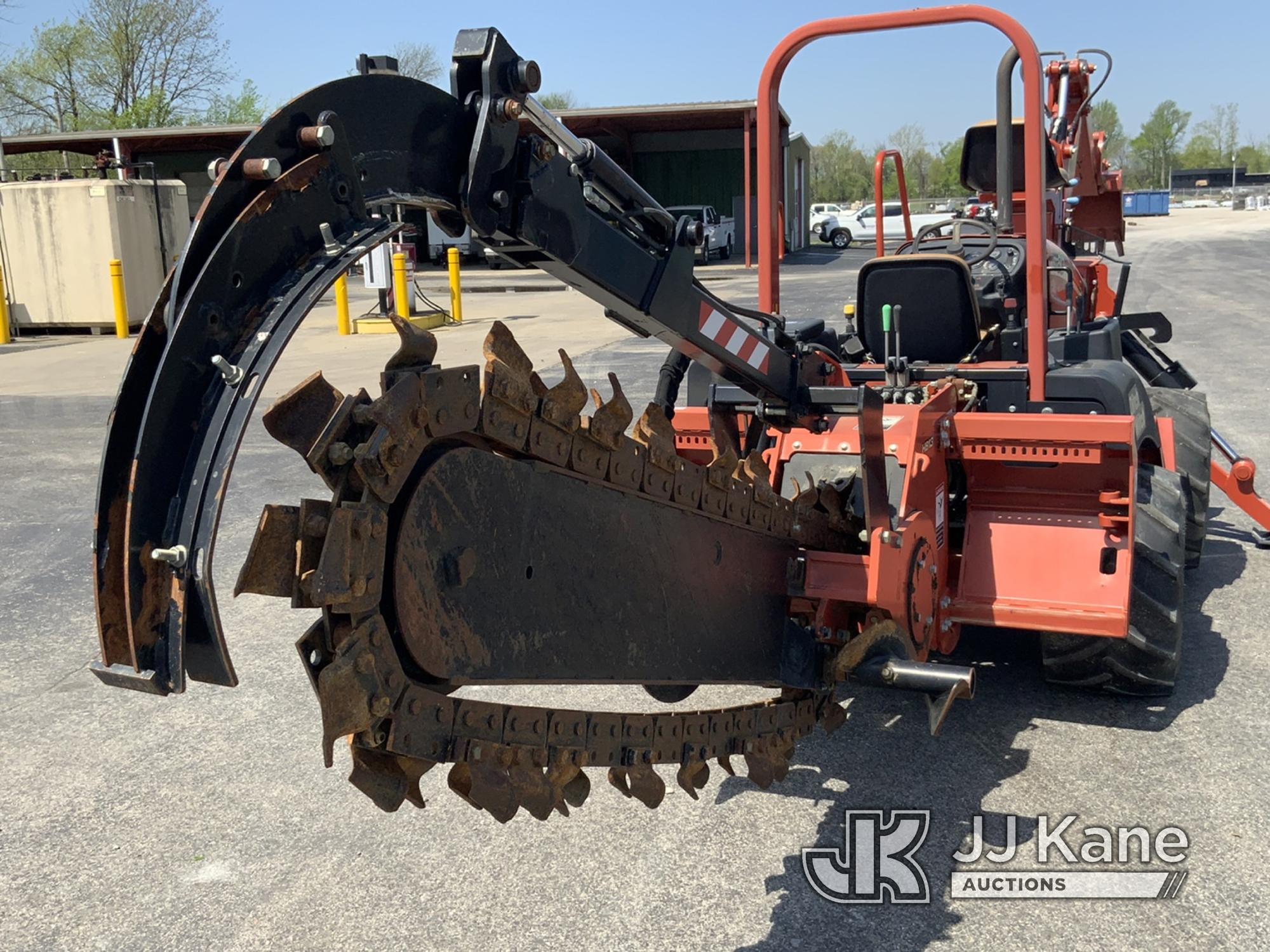 (Owensboro, KY) 2011 Ditch Witch RT80 Rubber Tired Trencher Runs & Operates) (Bad Throttle Pedal) (E