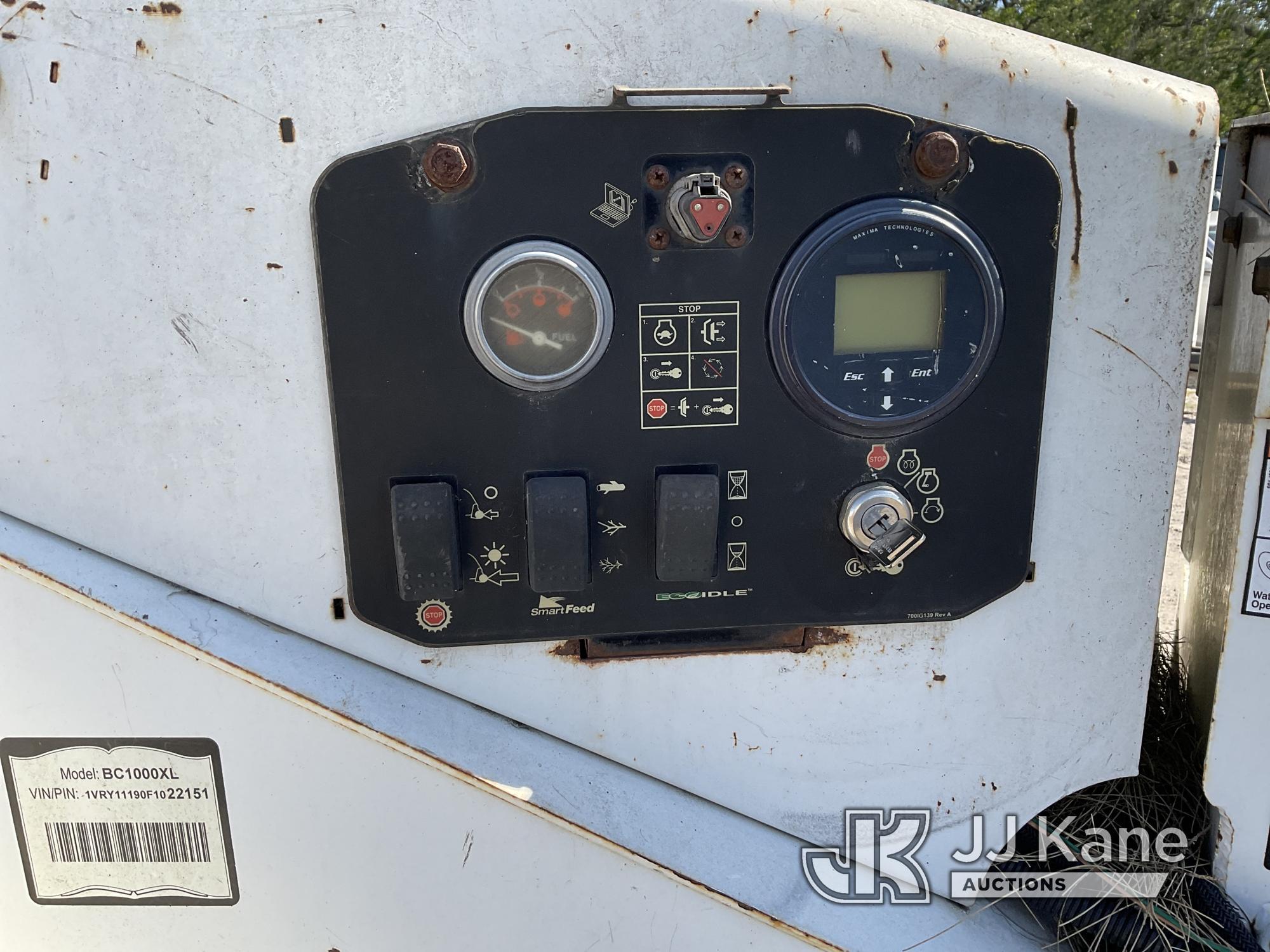 (Tampa, FL) 2015 Vermeer BC1000XL Chipper (12in Drum) Not Running, Condition Unknown) (Seller States