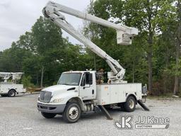 (New Tazewell, TN) Terex/Telelect Hi-Ranger HRX-55, Material Handling Bucket Truck rear mounted on 2