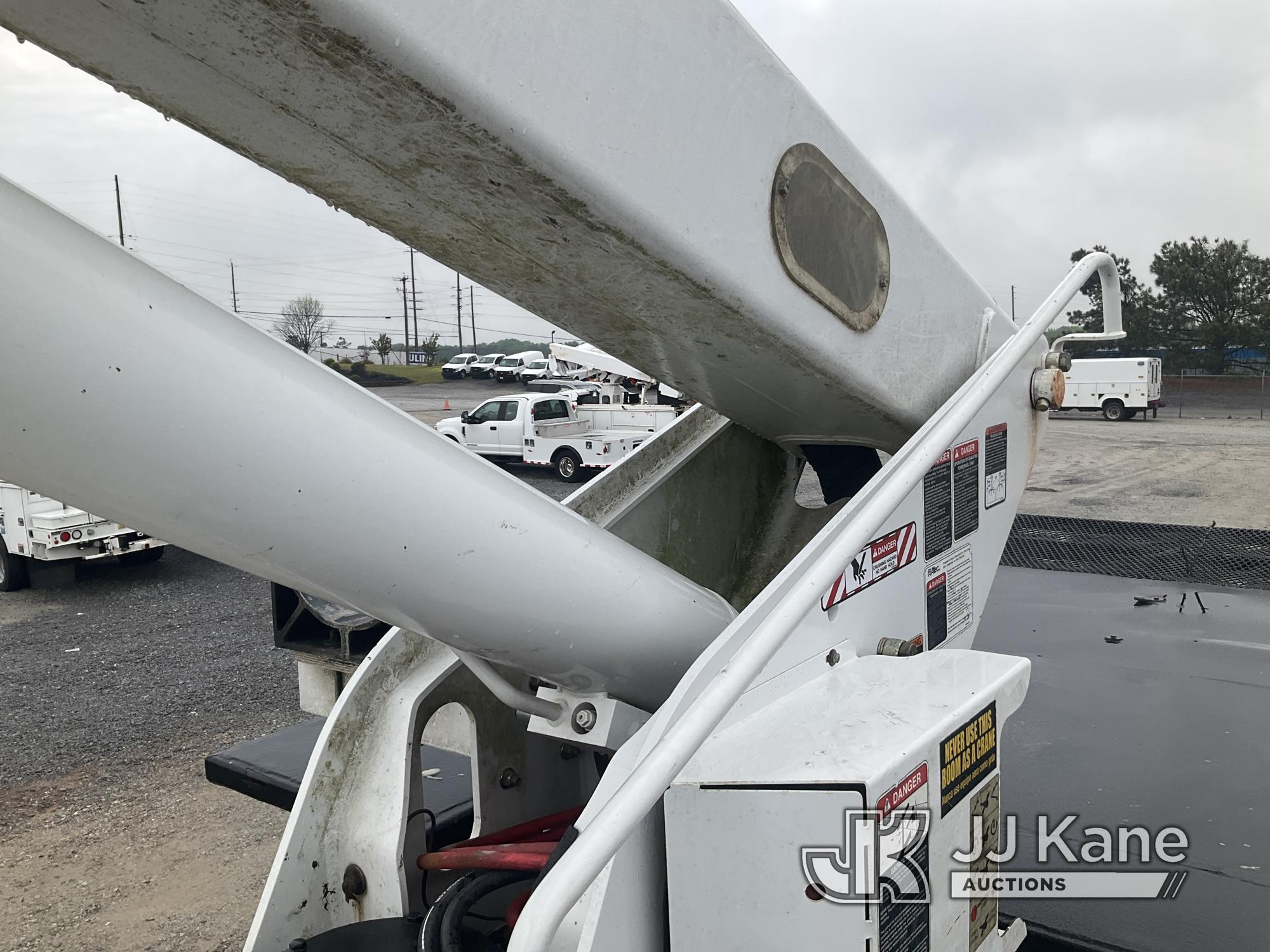 (Villa Rica, GA) Altec LRV-56, Over-Center Bucket Truck mounted behind cab on 2013 International 430