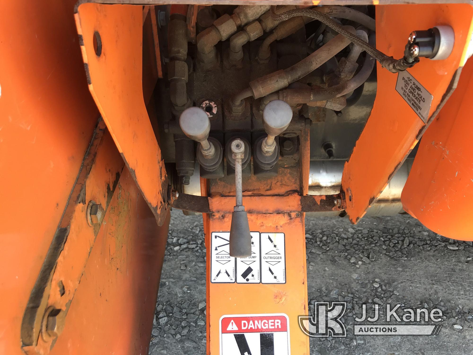 (Mount Airy, NC) Altec LR760E70, Over-Center Elevator Bucket Truck mounted behind cab on 2013 Ford F