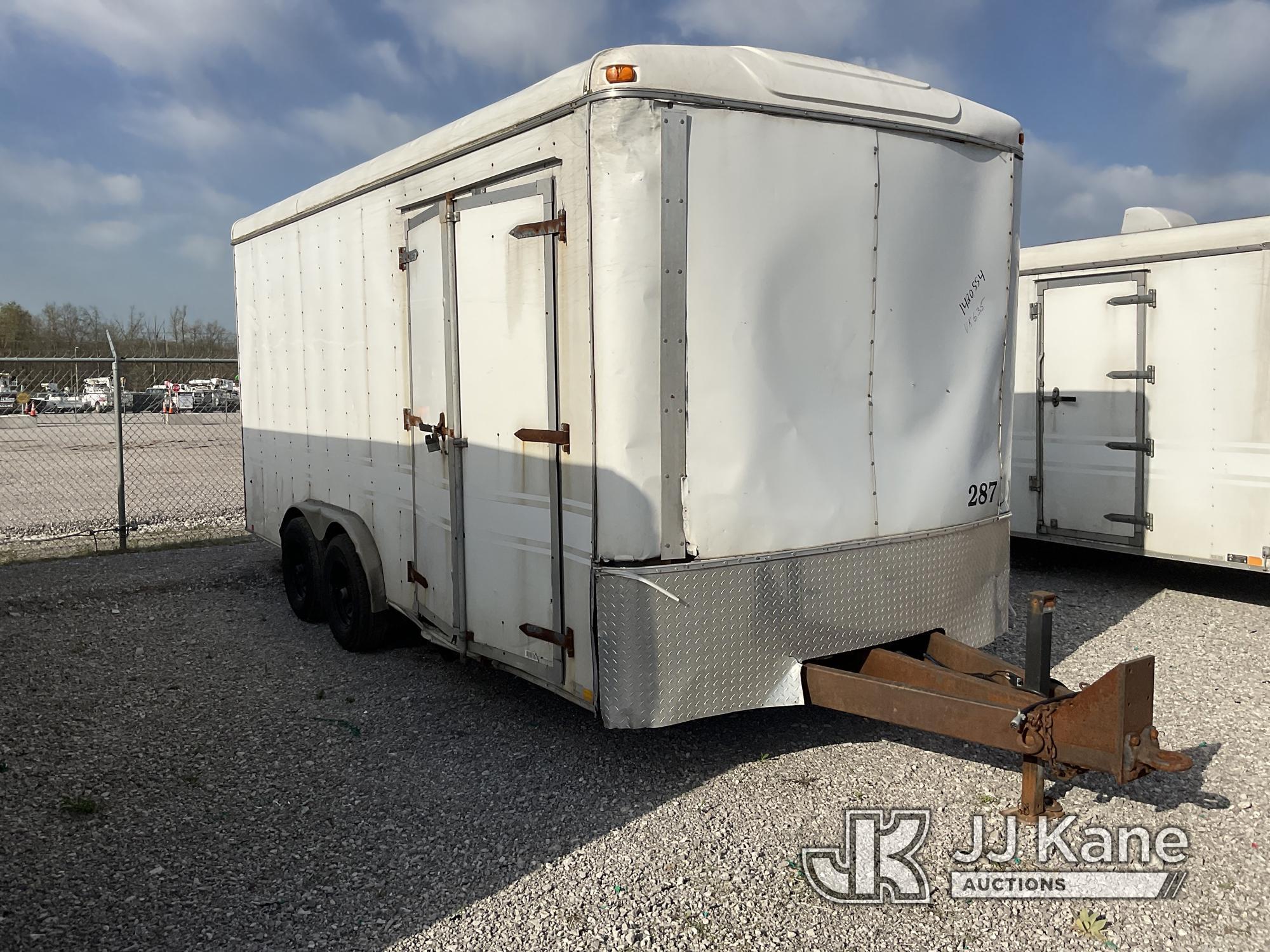 (Verona, KY) 2013 United Expressline U-818TA52 T/A Enclosed Cargo Trailer No Title, Certificate of R