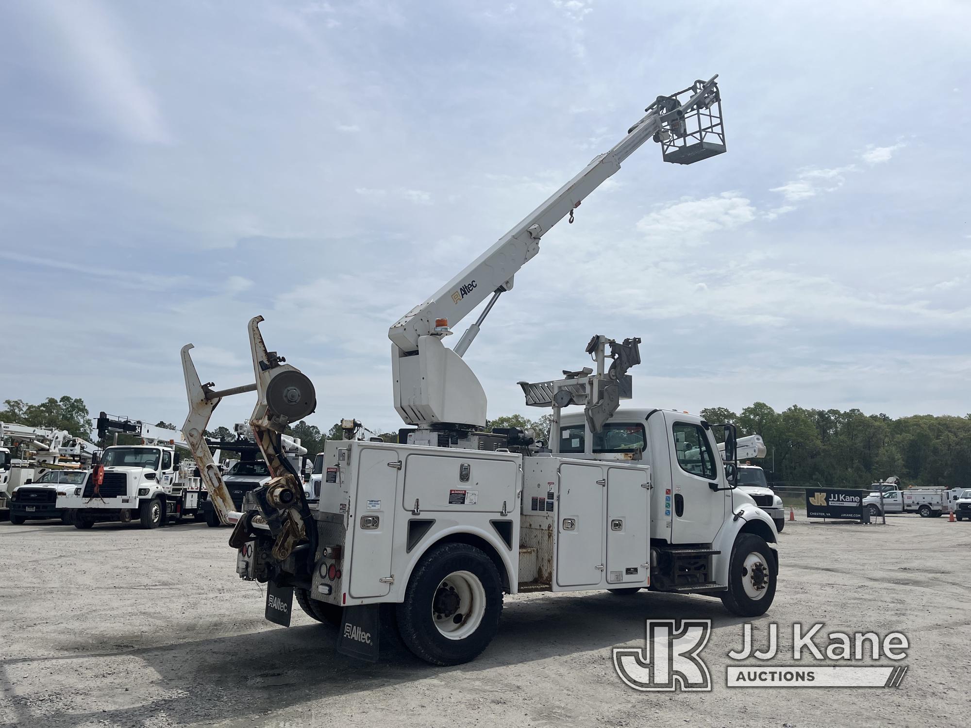 (Chester, VA) Altec TA40P, Telescopic Non-Insulated Cable Placing Bucket Truck rear mounted on 2016