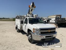 (Westlake, FL) Versalift TEL29, Telescopic Non-Insulated Bucket Truck mounted behind cab on 2012 Che