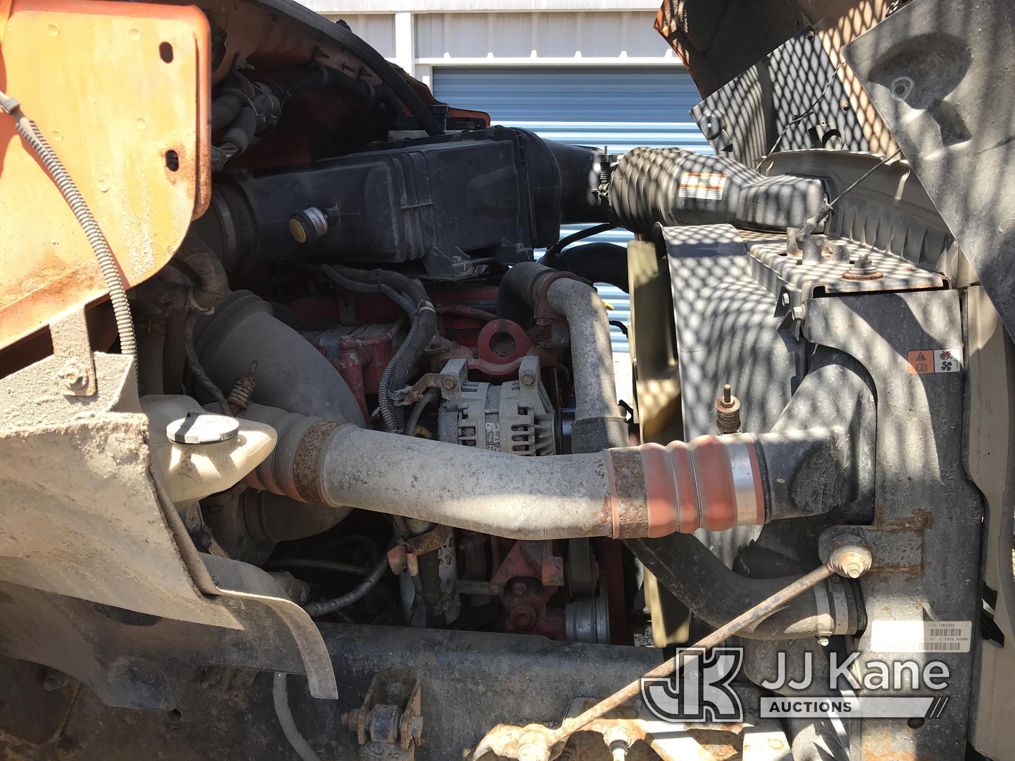 (Kodak, TN) Altec LR756, Over-Center Bucket Truck mounted behind cab on 2013 Ford F750 Chipper Dump